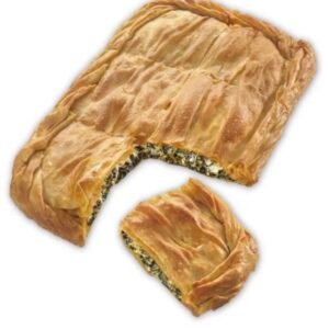 Spanakopita with Feta (Round)  6 trays 1.6kg/6pcs x 267g/tray