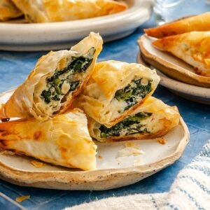 Mini Triangular Spinach & Feta Pie approx 127pcs x 50-60g/ 7kg